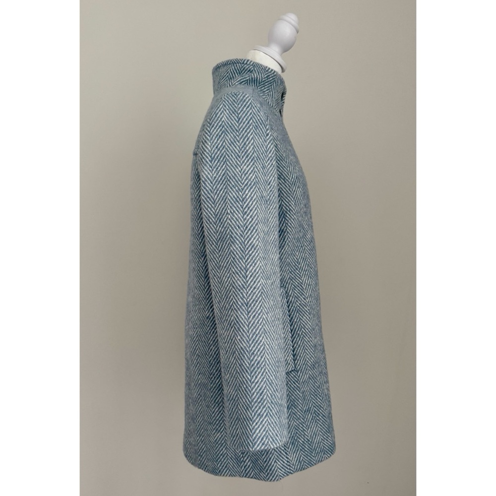 J.Crew Factory Herringbone City Coat - Picture 6 of 8